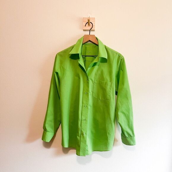 Foxcroft Wrinkle Free Button Down Shirt Size 8 - Picture 2 of 6